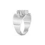 Wedding Band with 0.50 CT Marquise Cut Moissanite – Yellow, White, or Rose Gold
