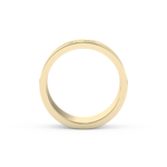Full Eternity Wedding Band with 0.55 CT Round Cut Moissanite – Yellow, White, or Rose Gold