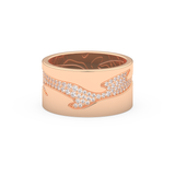 Full Eternity Wedding Band with 0.55 CT Round Cut Moissanite – Yellow, White, or Rose Gold