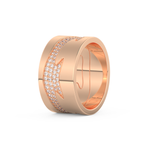 Full Eternity Wedding Band with 0.55 CT Round Cut Moissanite – Yellow, White, or Rose Gold