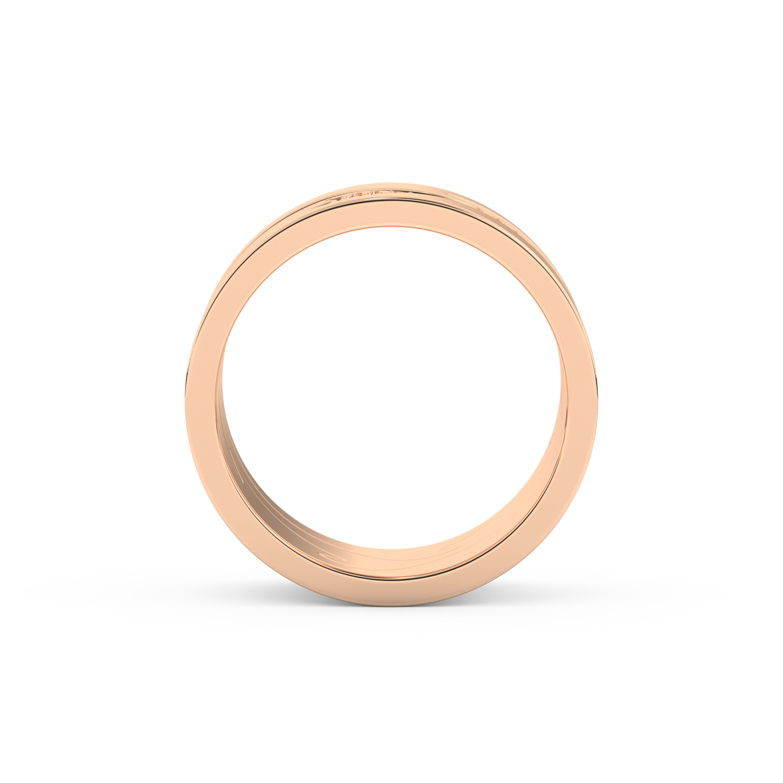 Full Eternity Wedding Band with 0.55 CT Round Cut Moissanite – Yellow, White, or Rose Gold
