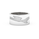 Full Eternity Wedding Band with 0.55 CT Round Cut Moissanite – Yellow, White, or Rose Gold