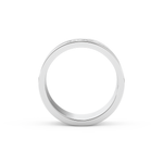Full Eternity Wedding Band with 0.55 CT Round Cut Moissanite – Yellow, White, or Rose Gold