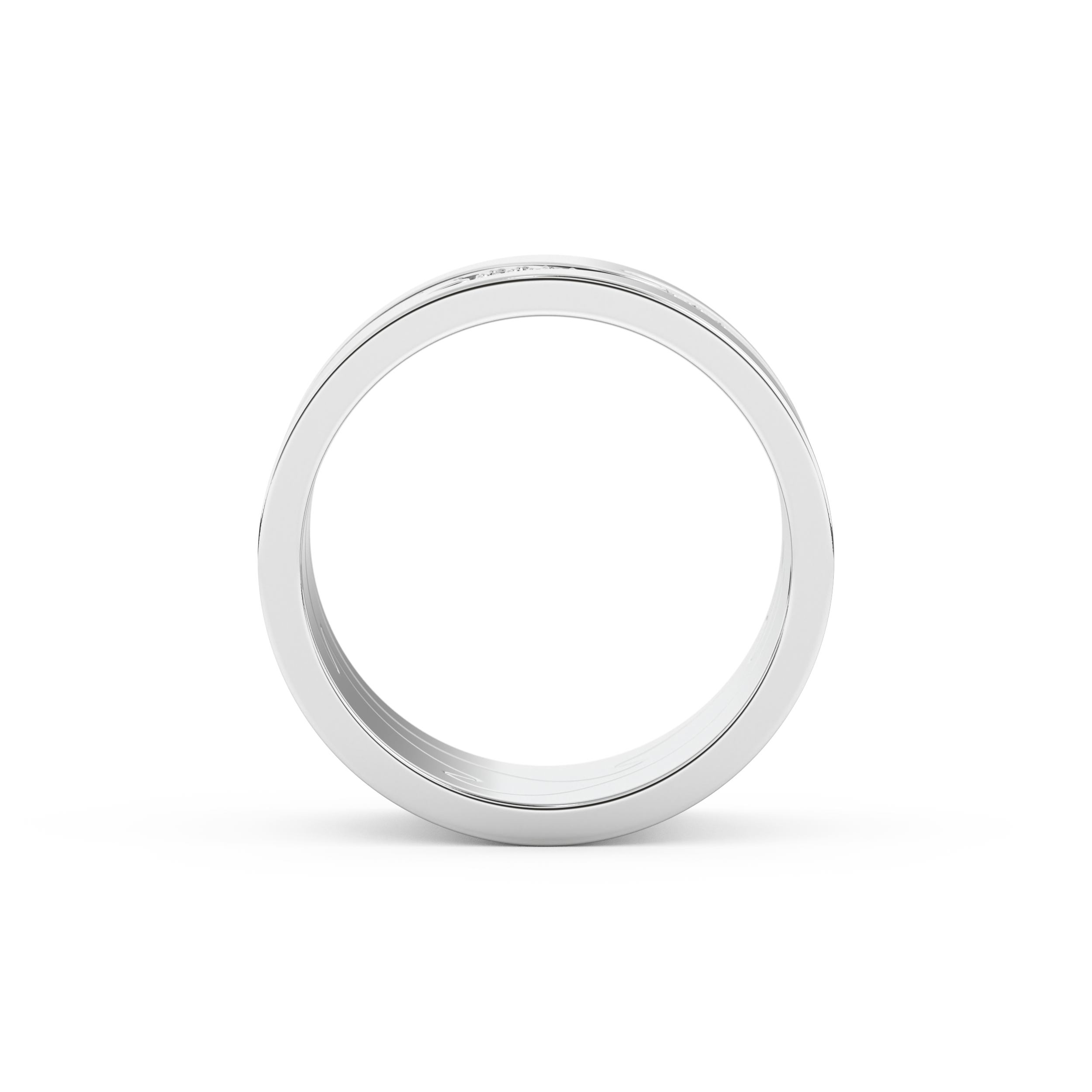 Full Eternity Wedding Band with 0.55 CT Round Cut Moissanite – Yellow, White, or Rose Gold