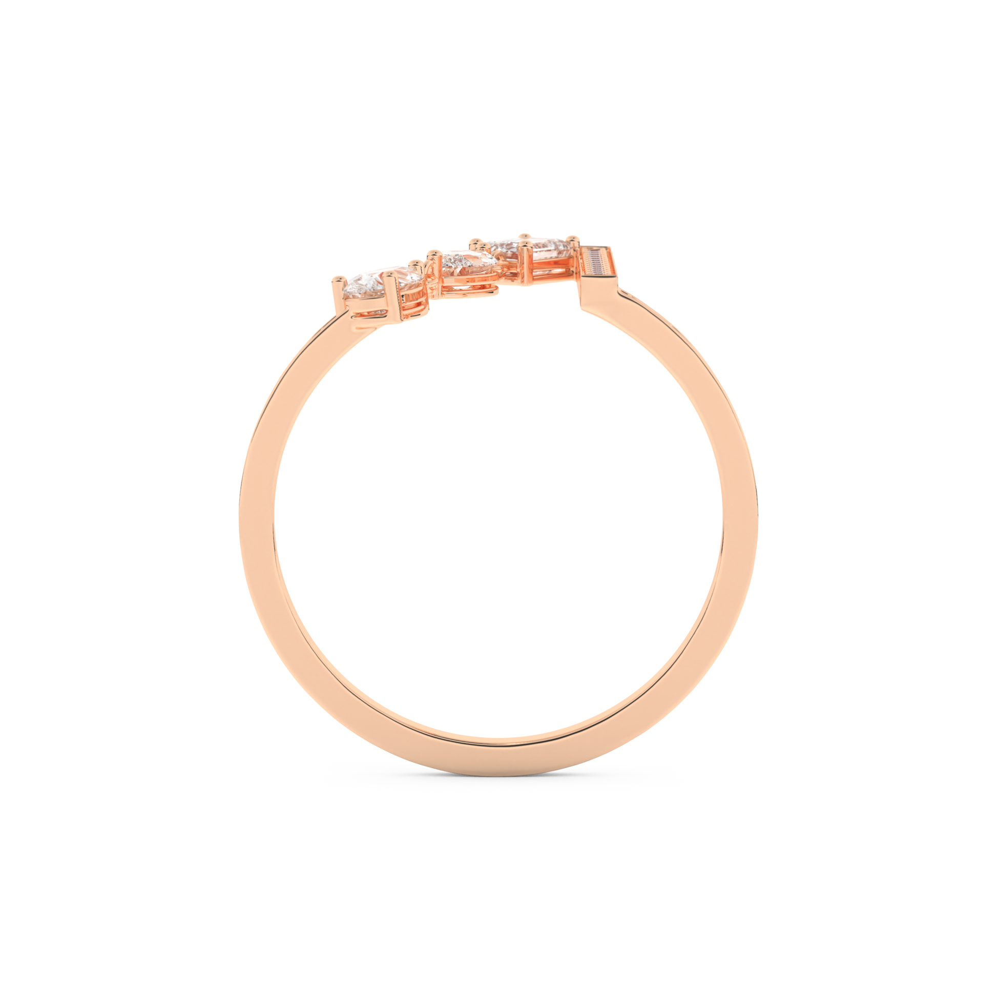 Full Eternity Wedding Band with 0.569 CT Pear, Round, Emerald & Marquise Cut Moissanite – Yellow, White, or Rose Gold