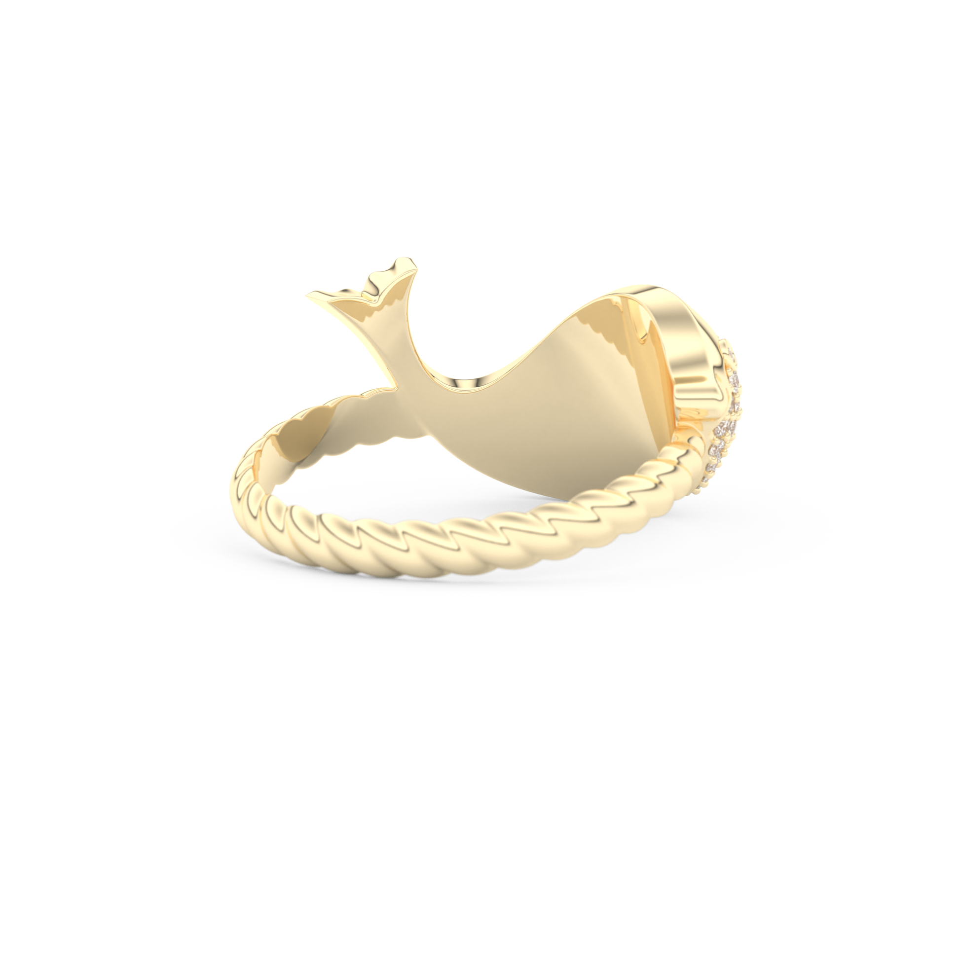 Wedding Band with 0.305 CT Round Cut Moissanite – Yellow, White, or Rose Gold
