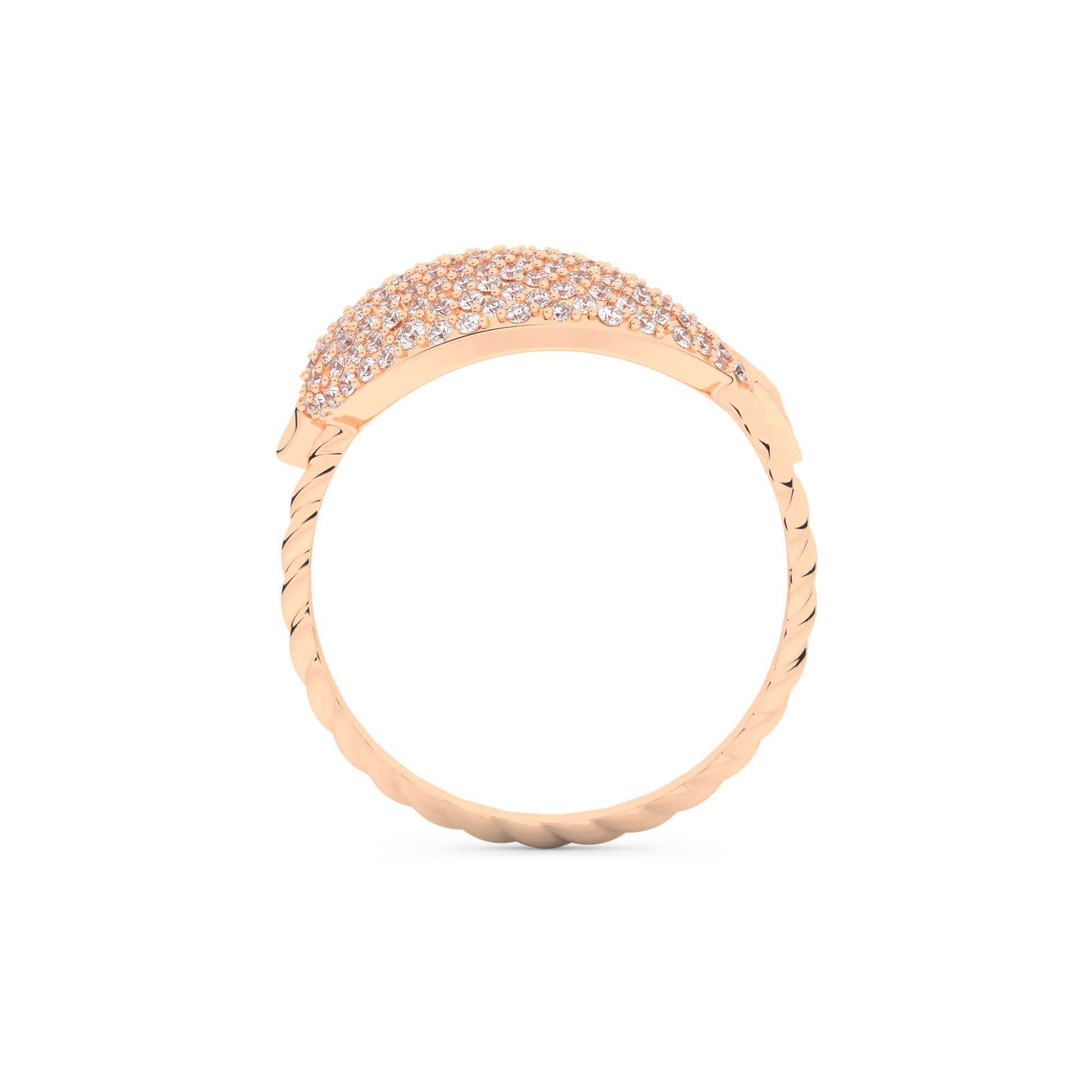 Wedding Band with 0.305 CT Round Cut Moissanite – Yellow, White, or Rose Gold
