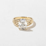 2 CT Round Halo & Pave Lab Grown Diamond Engagement Ring