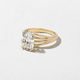 2 CT Round Halo & Pave Lab Grown Diamond Engagement Ring