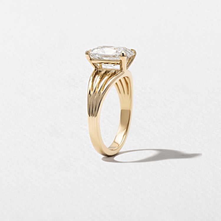 2 CT Round Halo & Pave Lab Grown Diamond Engagement Ring