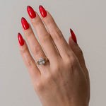 2 CT Round Halo & Pave Lab Grown Diamond Engagement Ring