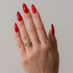 2 CT Round Halo & Pave Lab Grown Diamond Engagement Ring