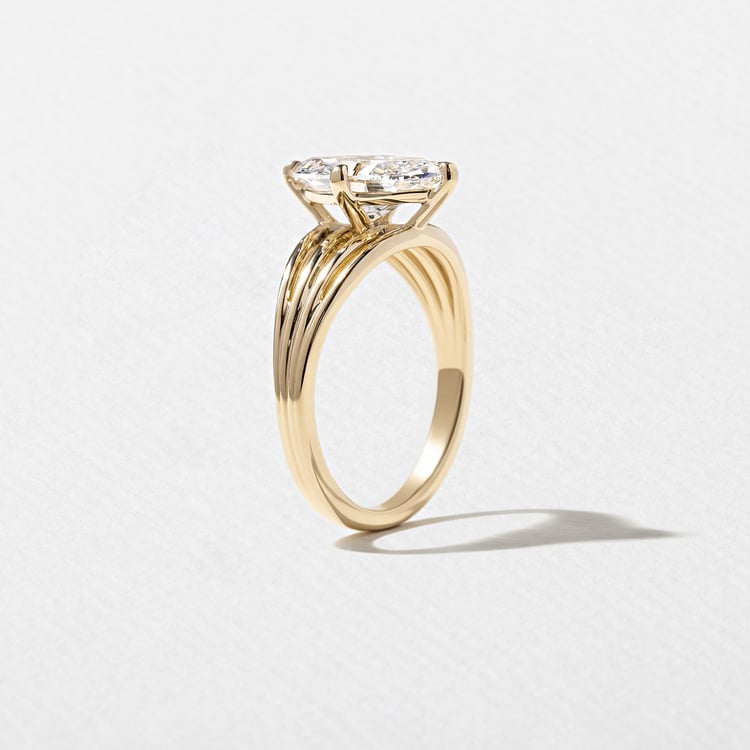 2 CT Round Halo & Pave Lab Grown Diamond Engagement Ring