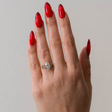 2 CT Round Halo & Pave Lab Grown Diamond Engagement Ring
