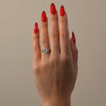 2 CT Round Halo & Pave Lab Grown Diamond Engagement Ring