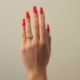 2 CT Round Halo & Pave Lab Grown Diamond Engagement Ring