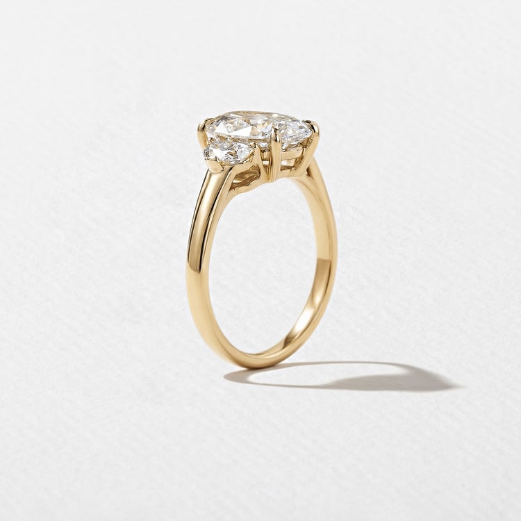 2 CT Round Halo & Pave Lab Grown Diamond Engagement Ring