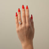 2 CT Round Halo & Pave Lab Grown Diamond Engagement Ring
