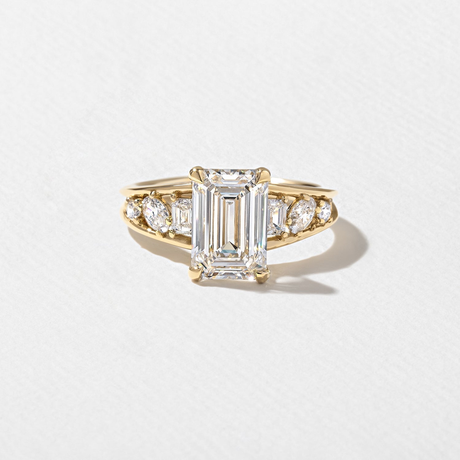 2 CT Round Halo & Pave Lab Grown Diamond Engagement Ring