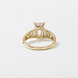2 CT Round Halo & Pave Lab Grown Diamond Engagement Ring