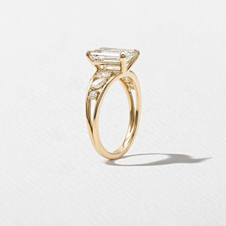 2 CT Round Halo & Pave Lab Grown Diamond Engagement Ring