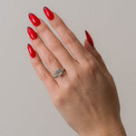 2 CT Round Halo & Pave Lab Grown Diamond Engagement Ring