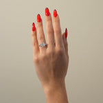 2 CT Round Halo & Pave Lab Grown Diamond Engagement Ring