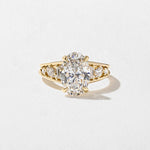 2 CT Round Halo & Pave Lab Grown Diamond Engagement Ring