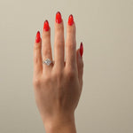 2 CT Round Halo & Pave Lab Grown Diamond Engagement Ring