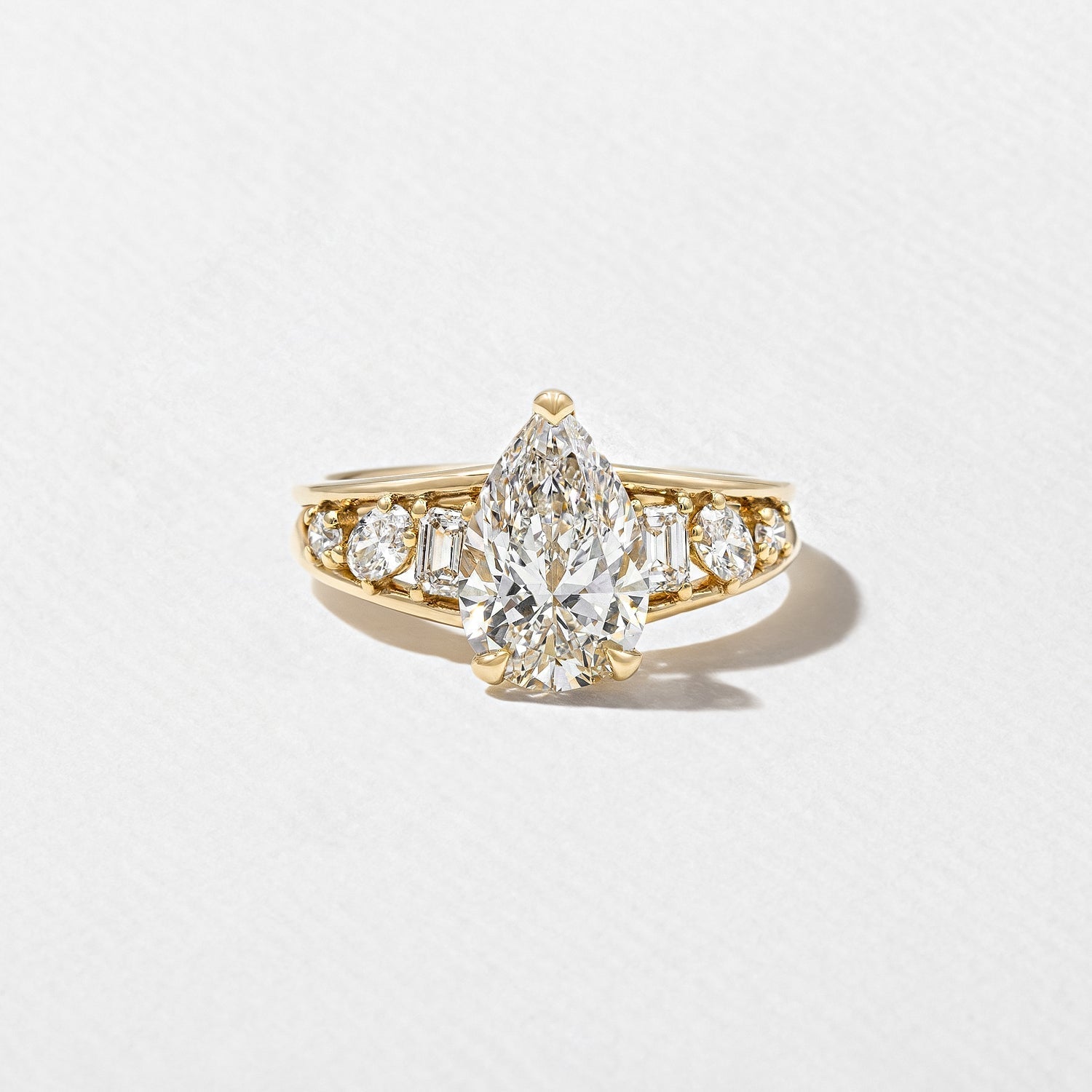 2 CT Round Halo & Pave Lab Grown Diamond Engagement Ring