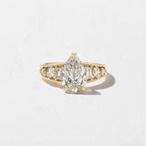 2 CT Round Halo & Pave Lab Grown Diamond Engagement Ring