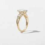 2 CT Round Halo & Pave Lab Grown Diamond Engagement Ring