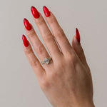 2 CT Round Halo & Pave Lab Grown Diamond Engagement Ring