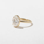 2 CT Round Halo & Pave Lab Grown Diamond Engagement Ring