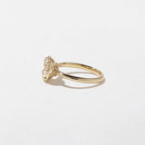 2 CT Round Halo & Pave Lab Grown Diamond Engagement Ring