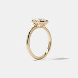 2 CT Round Halo & Pave Lab Grown Diamond Engagement Ring