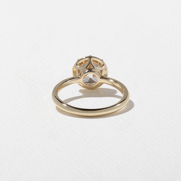 2 CT Round Halo & Pave Lab Grown Diamond Engagement Ring