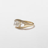 2 CT Round Halo & Pave Lab Grown Diamond Engagement Ring