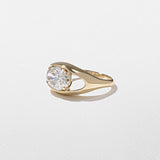 2 CT Round Halo & Pave Lab Grown Diamond Engagement Ring