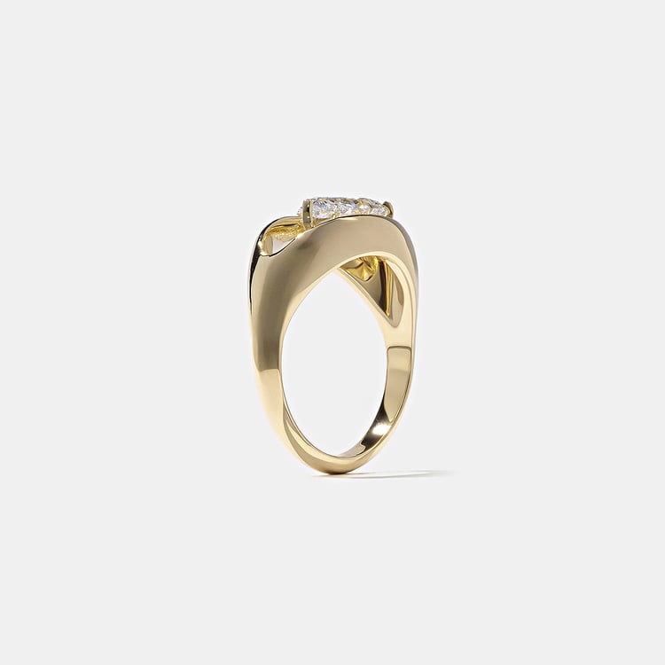 2 CT Round Halo & Pave Lab Grown Diamond Engagement Ring