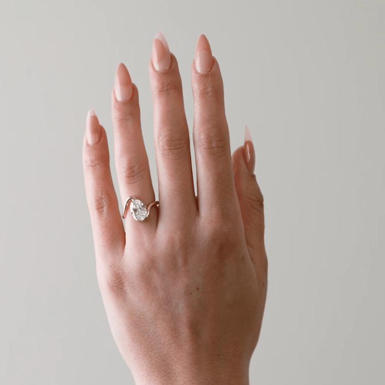 2 CT Round Halo & Pave Lab Grown Diamond Engagement Ring