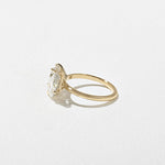 2 CT Round Halo & Pave Lab Grown Diamond Engagement Ring
