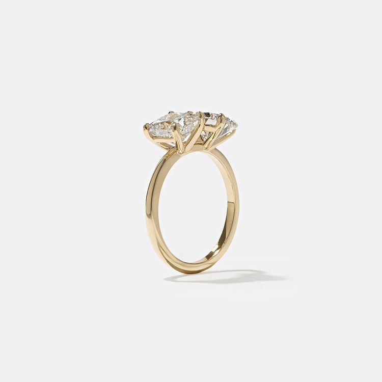2 CT Round Halo & Pave Lab Grown Diamond Engagement Ring