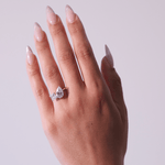 2 CT Round Halo & Pave Lab Grown Diamond Engagement Ring
