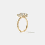 2 CT Round Halo & Pave Lab Grown Diamond Engagement Ring