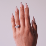 2 CT Round Halo & Pave Lab Grown Diamond Engagement Ring
