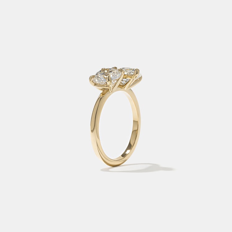 2 CT Round Halo & Pave Lab Grown Diamond Engagement Ring