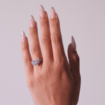 2 CT Round Halo & Pave Lab Grown Diamond Engagement Ring