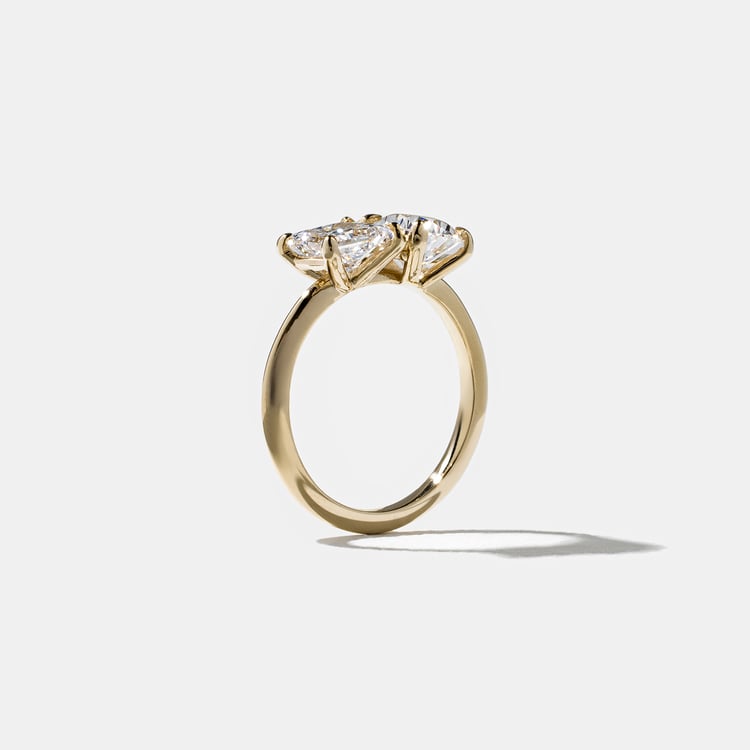 2 CT Round Halo & Pave Lab Grown Diamond Engagement Ring