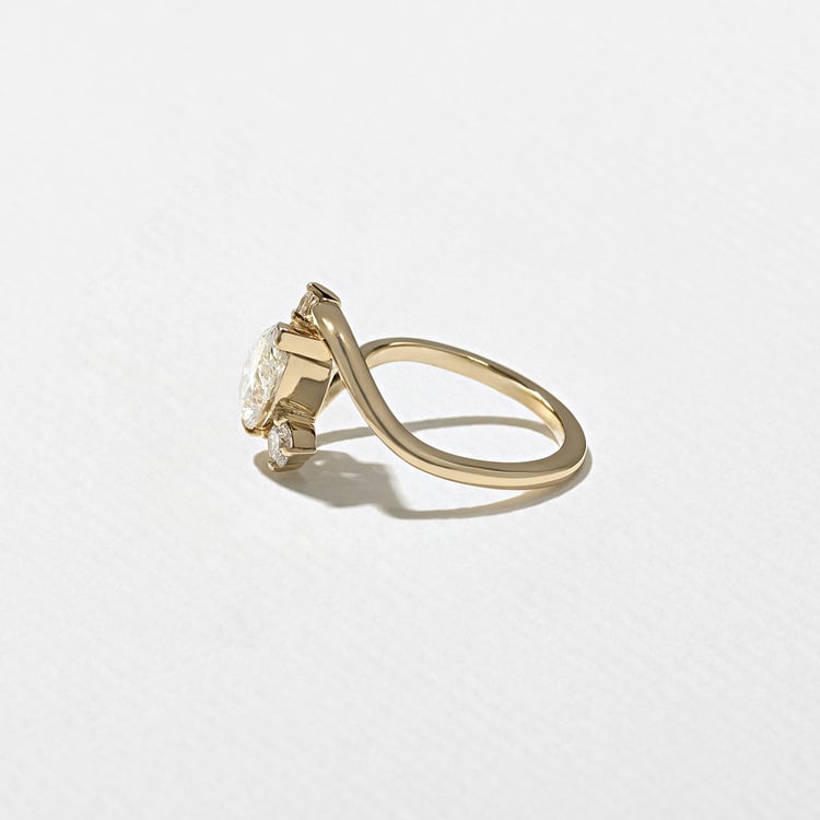2 CT Round Halo & Pave Lab Grown Diamond Engagement Ring